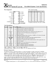 浏览型号MK3233-01S的Datasheet PDF文件第2页
