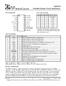 浏览型号MK3230-01S的Datasheet PDF文件第2页