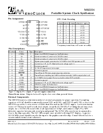 浏览型号MK3234-01S的Datasheet PDF文件第2页
