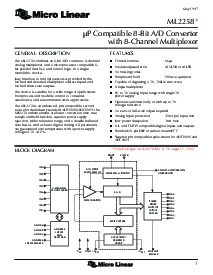 浏览型号ML2258CIP的Datasheet PDF文件第1页