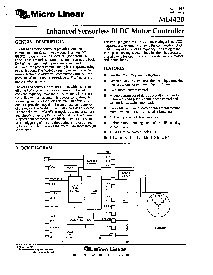 浏览型号ML4420CS的Datasheet PDF文件第1页
