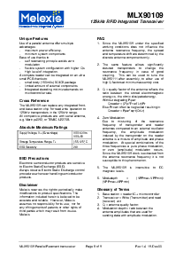 浏览型号MLX90109的Datasheet PDF文件第8页