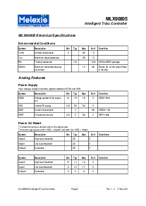 浏览型号MLX90805SL-X的Datasheet PDF文件第3页