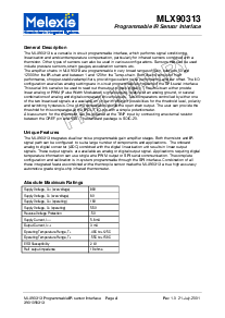 浏览型号MLX90313KDF的Datasheet PDF文件第4页