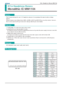 浏览型号MM1104BF的Datasheet PDF文件第1页