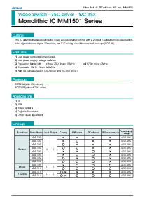 浏览型号MM1505的Datasheet PDF文件第1页