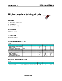 浏览型号MM4148的Datasheet PDF文件第1页