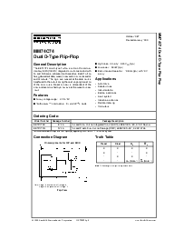 浏览型号MM74C74N的Datasheet PDF文件第1页