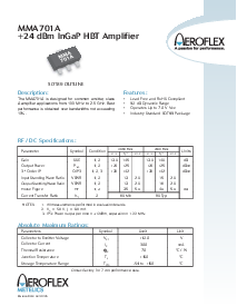 浏览型号MMA701A的Datasheet PDF文件第1页