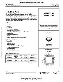 浏览型号MMA6233Q的Datasheet PDF文件第1页
