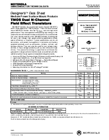 浏览型号MMDF2N02E的Datasheet PDF文件第1页