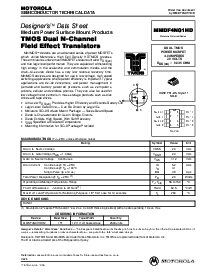 浏览型号MMDF4N01HD的Datasheet PDF文件第1页