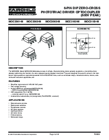 浏览型号MOC3063-M的Datasheet PDF文件第1页