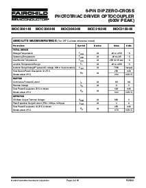 浏览型号MOC3063-M的Datasheet PDF文件第2页