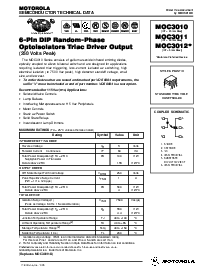 浏览型号MOC3010的Datasheet PDF文件第1页