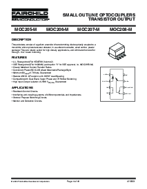 浏览型号MOC205-M的Datasheet PDF文件第1页