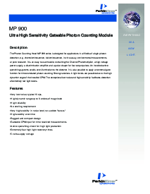 浏览型号MP900的Datasheet PDF文件第1页