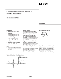 浏览型号MSA-0886的Datasheet PDF文件第1页