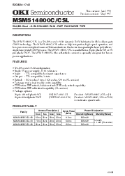 浏览型号MSM514800C-70的Datasheet PDF文件第1页