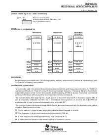 浏览型号MSP430C336IPJM的Datasheet PDF文件第9页