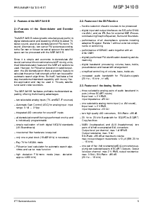 浏览型号MSP3410B的Datasheet PDF文件第5页