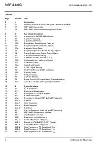 浏览型号MSP34X0G的Datasheet PDF文件第2页