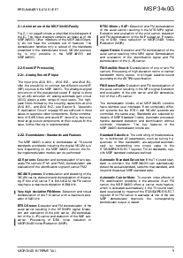 浏览型号MSP34X0G的Datasheet PDF文件第9页