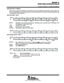 浏览型号MSP430F11X的Datasheet PDF文件第7页