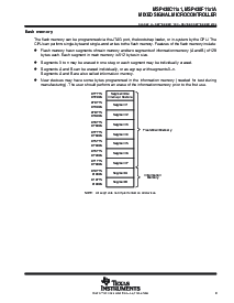 浏览型号MSP430F1101AIRGET的Datasheet PDF文件第9页