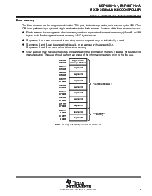 浏览型号MSP430F1111AIRGET的Datasheet PDF文件第9页