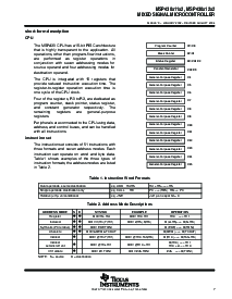 浏览型号MSP430F1122IDW的Datasheet PDF文件第7页