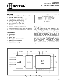 浏览型号MT8806AP的Datasheet PDF文件第1页