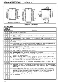 浏览型号MT8880CS的Datasheet PDF文件第2页