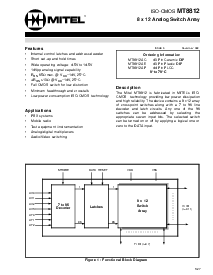 浏览型号MT8812AP的Datasheet PDF文件第1页