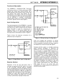 浏览型号MT8880CP/CP-1的Datasheet PDF文件第3页