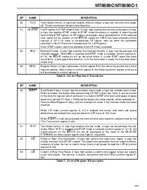 浏览型号MT8888CN-1的Datasheet PDF文件第9页