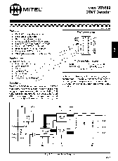 浏览型号MT8860XC的Datasheet PDF文件第1页