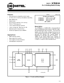 浏览型号MT8804AE的Datasheet PDF文件第1页