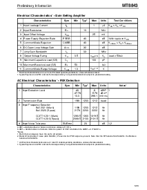 浏览型号MT8843AS的Datasheet PDF文件第7页