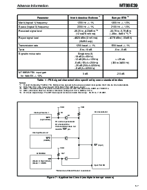 浏览型号MT88E39的Datasheet PDF文件第7页