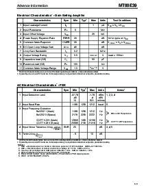 浏览型号MT88E39的Datasheet PDF文件第9页