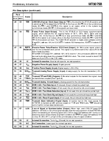 浏览型号MT9075B的Datasheet PDF文件第5页
