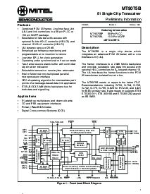 浏览型号MT9075BP的Datasheet PDF文件第1页