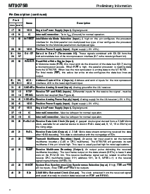 浏览型号MT9075BP的Datasheet PDF文件第4页