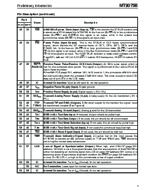 浏览型号MT9075BP的Datasheet PDF文件第5页