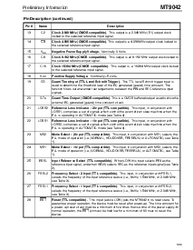 浏览型号MT9042AP的Datasheet PDF文件第3页