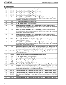 浏览型号MT90710AP的Datasheet PDF文件第4页
