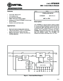 浏览型号MT9080BP的Datasheet PDF文件第1页
