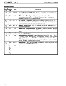 浏览型号MT90820的Datasheet PDF文件第4页