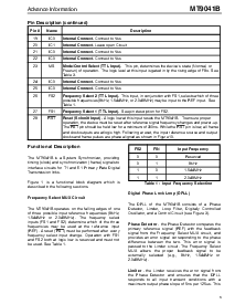浏览型号MT9041BP的Datasheet PDF文件第3页